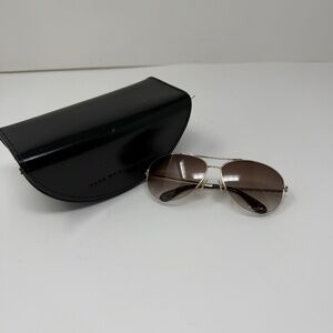 Marc Jacobs MMJ004/S 0Q4G 02 Aviator Gold Frames Brown Lenses Sunglasses